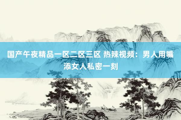 国产午夜精品一区二区三区 热辣视频：男人用嘴添女人私密一刻