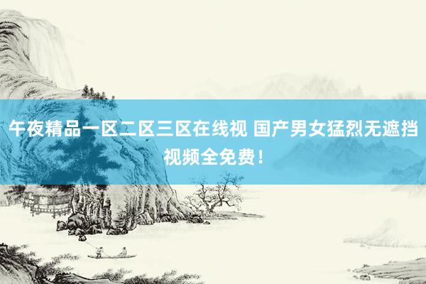 午夜精品一区二区三区在线视 国产男女猛烈无遮挡视频全免费！