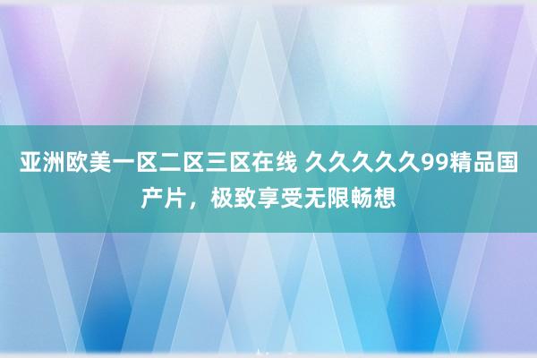 亚洲欧美一区二区三区在线 久久久久久99精品国产片，极致享受无限畅想